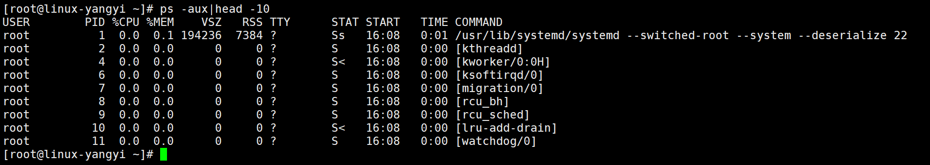 显示进程信息 杨逸