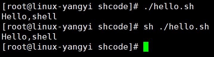 shell的运行方式 杨逸
